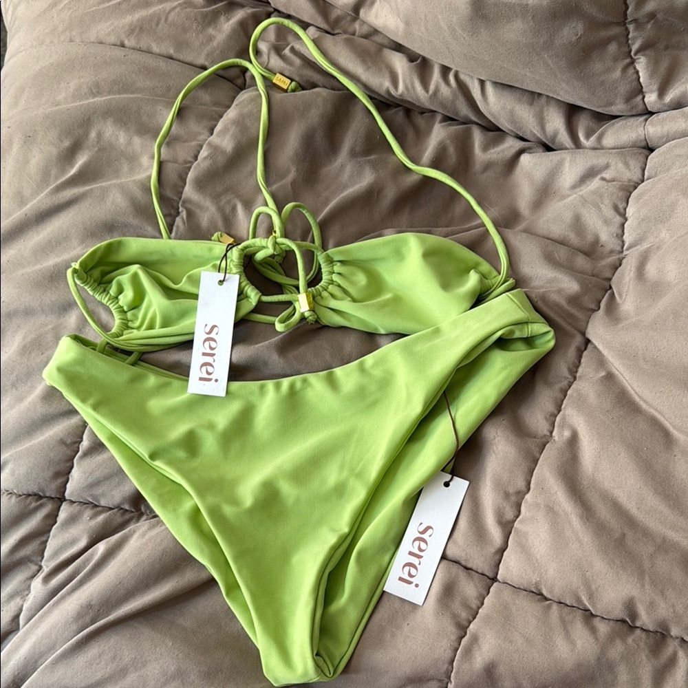Serei Lime Green Bikini Set NWT